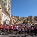 Il fiume rosa in centro città