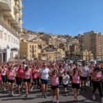 Il fiume rosa in centro città