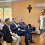 In prima fila tra il pubblico, da sx, Manno, Pappalardo e Pace