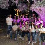 Silvia Failla con acuni dei componenti di Onde Rosa
